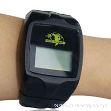 GPS watch with belt can be worn or easily carried auto report position